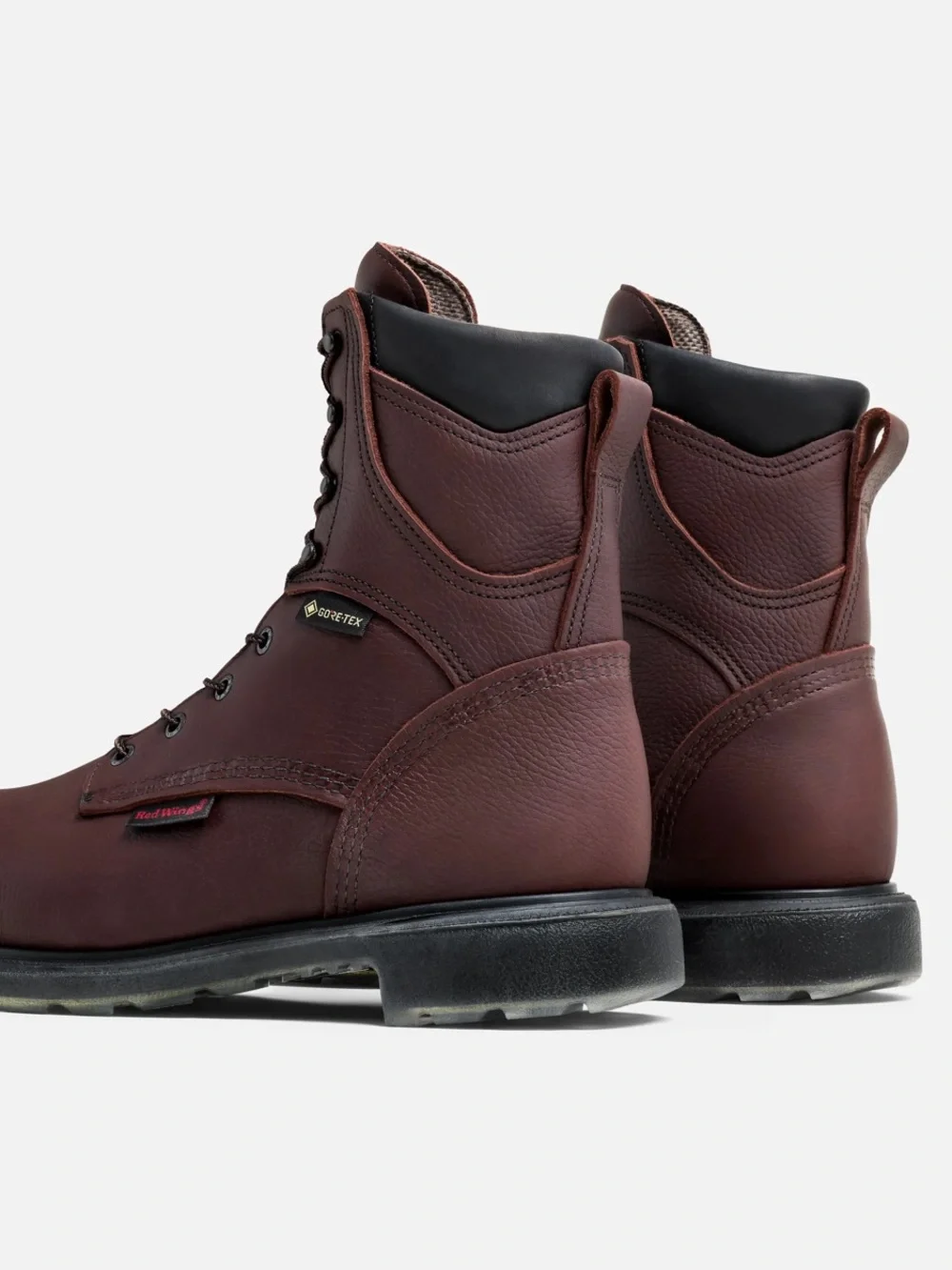 Red Wing Shoes Oxblood Leather Waterproof Lace-Up Work Boot